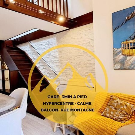 Yellow Home-by So'SerenityHome-balcon vue montagne-mezzanine Cluses Esterno foto