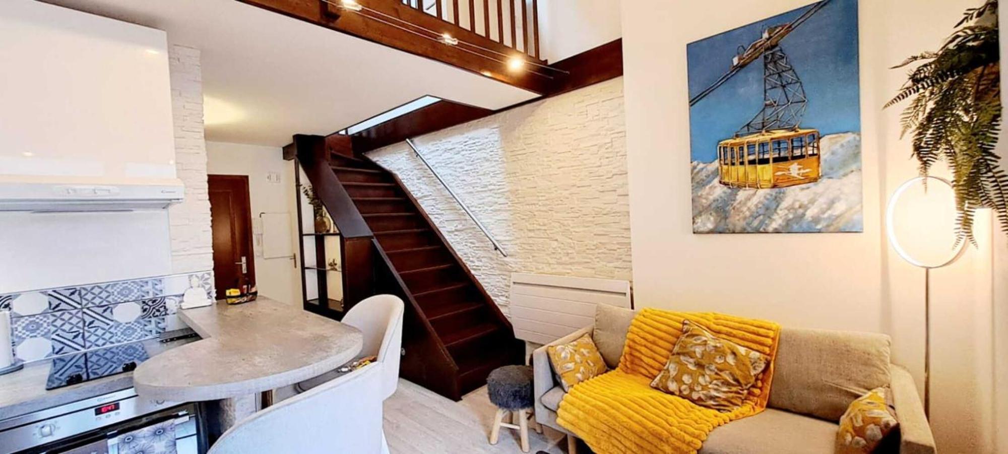 Yellow Home-by So'SerenityHome-balcon vue montagne-mezzanine Cluses Esterno foto