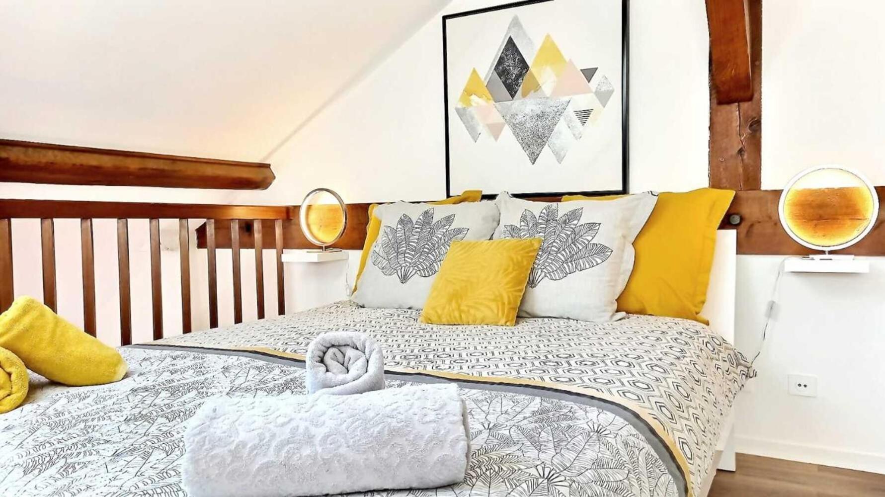 Yellow Home-by So'SerenityHome-balcon vue montagne-mezzanine Cluses Esterno foto